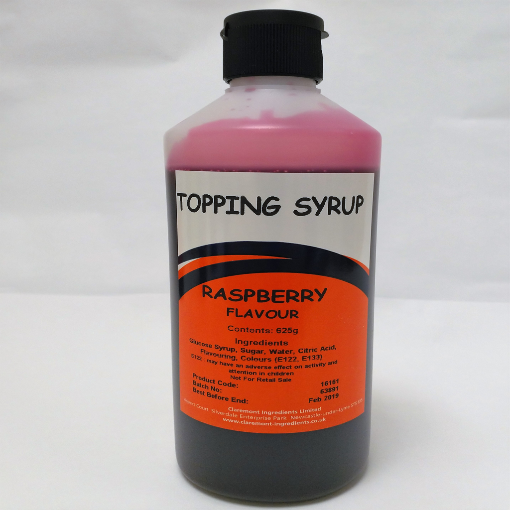 Raspberry Bottle Topping Syrup Ice Cream Supply Wholesale From Dauria Brothers 6948
