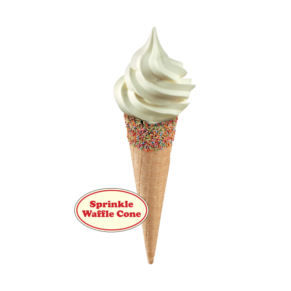 Sprinkle Waffle Cone