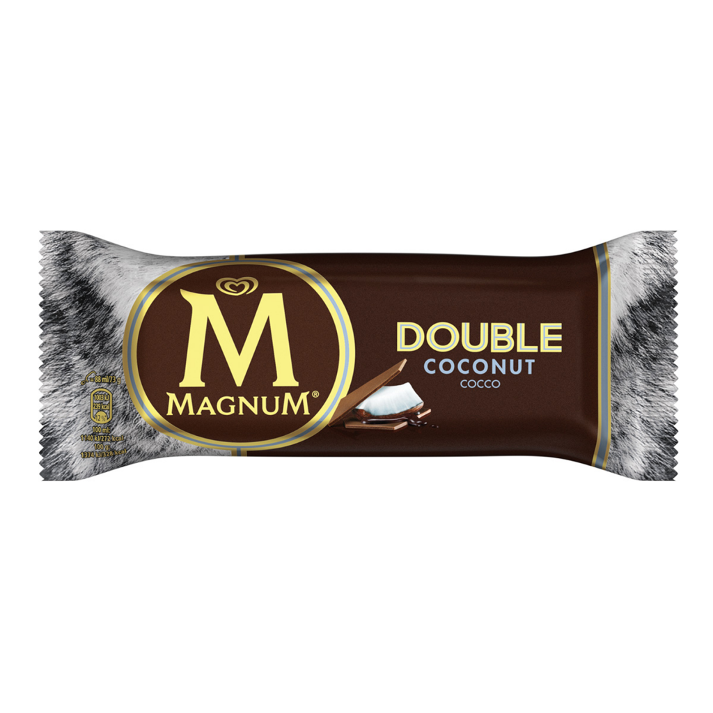 Magnum Double Coconut - Ice Cream Supply wholesale from D'Auria Brothers